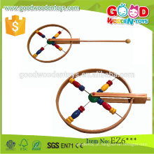 CE Passed Cheap Price Multi-Color Circle Shape Educativo Toy de madeira para crianças